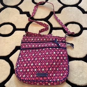 Like new Vera Bradley triple zip hipster crossbody bag